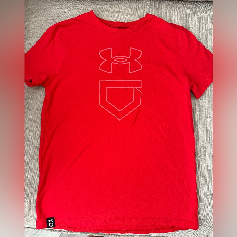 UA boys baseball tee